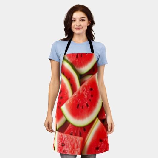 Watermeloen Schort (Gedragen)