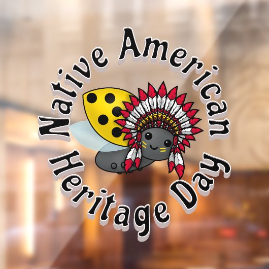 Watermeloen Seizoen Lieveheersbeestje Raamsticker (Vel 2)