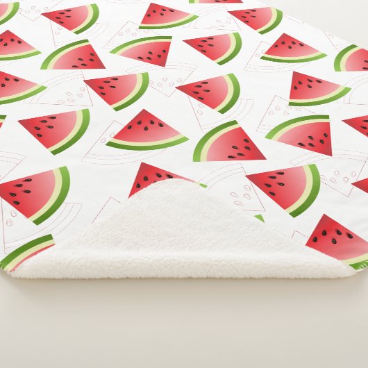 Watermeloen Sherpa Deken (3/4)