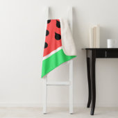 watermeloen sherpa deken (In situ)