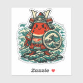 Watermeloen Shogun — Bewaker der Zeeën Sticker (Vel)