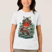 Watermeloen Shogun — Bewaker van de Zeeën Tri-Blend Shirt (Voorkant)