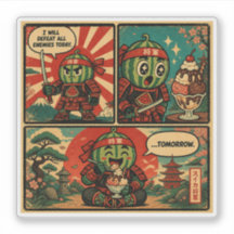 Watermeloen Shogun Ijs — Grappige Uitstelgedrag