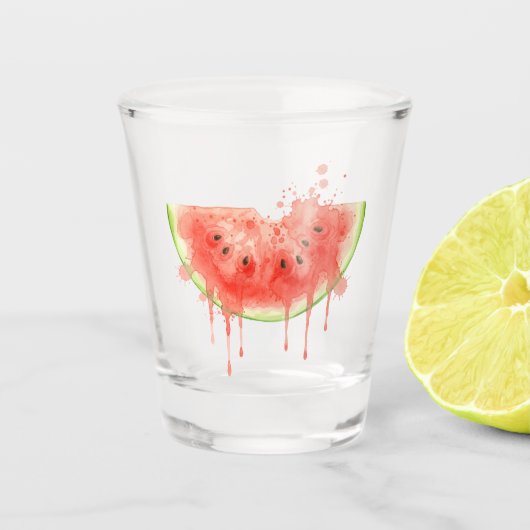 Watermeloen Shot Glas (Voorkant)