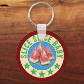 watermeloen sleutelhanger (Achterkant)