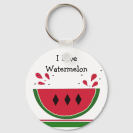 Watermeloen Sleutelhanger