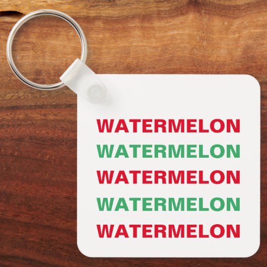 Watermeloen Sleutelhanger (Voorkant)