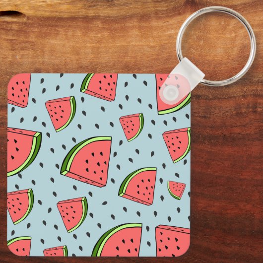 Watermeloen Sleutelhanger (Achterkant)