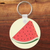 Watermeloen Sleutelhanger - Uw kleuren (Voorkant)