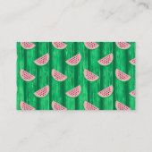 Watermeloen Slica Tropical Juicy Fruit Summer Plaatskaartje (Achterkant)