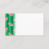 Watermeloen Slica Tropical Juicy Fruit Summer Plaatskaartje (Voorkant)