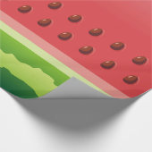 Watermeloen slice achtergrond cadeaupapier (Hoek)