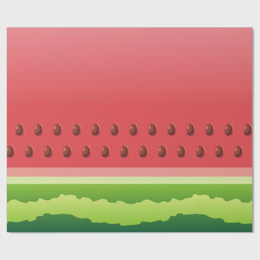 Watermeloen slice achtergrond cadeaupapier (Vlak)