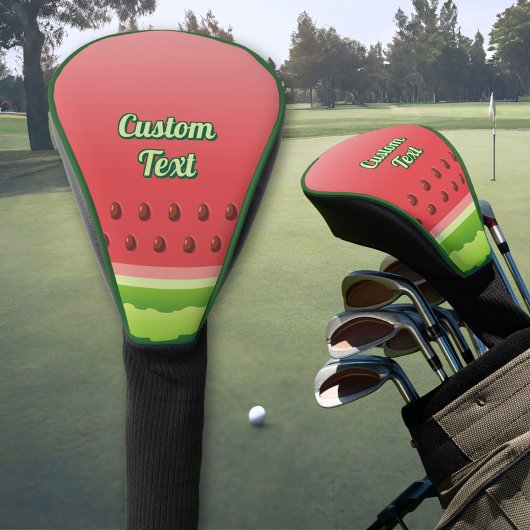 Watermeloen Slice Achtergrond Golfheadcover