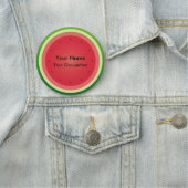 Watermeloen Slice Achtergrond Naamplaatje (In situ)