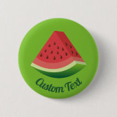 Watermeloen Slice-Button Ronde Button 5,7 Cm (Voorkant)