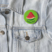 Watermeloen Slice-Button Ronde Button 5,7 Cm (In situ)