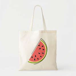 Watermeloen Slice-canvas tas