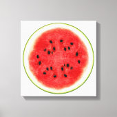 Watermeloen Slice Fruit Art Canvas Afdruk (Voorkant)