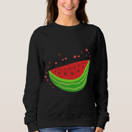 Watermeloen Slice Fruit Trui (Voorkant)