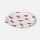 Watermeloen Slice Pattern Zomerfeest Papier Borden Papieren Bordje (Gekanteld)