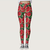 Watermeloen Slices Leggings - Schattig (Voorkant)