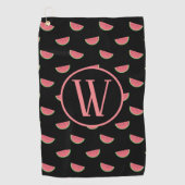Watermeloen Slices Patroon Custom Golf Handdoek (Voorkant)