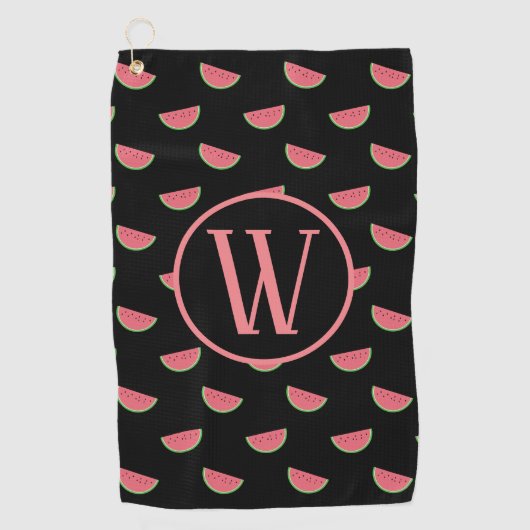 Watermeloen Slices Patroon Custom Golf Handdoek (Voorkant)