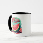 Watermeloen Smaak Zomer Flavor Mok (Voorkant links)