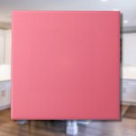 Watermeloen sorbet effen kleur | Klassiek Elegant Tegeltje<br><div class="desc">Watermeloen sorbet effen kleur | Klassiek | Elegant | Trendy | Stijlvol | Cadeau</div>