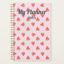 Watermeloen spiraalplanner