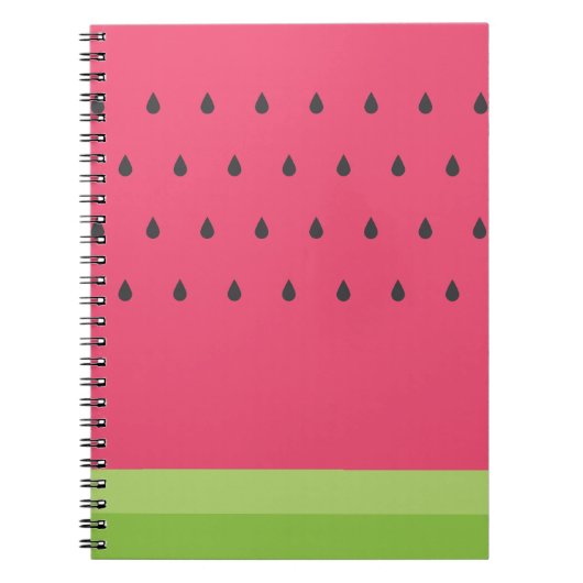 Watermeloen spiral notebook notitieboek (Voorkant)