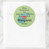 Watermeloen Splash Family Tree Sticker (Tas)