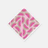 Watermeloen springstofpartij 1e verjaardag servet (Hoek)