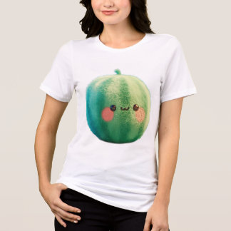 Watermeloen Sprite – Fuzzy Summer Fruit Cutie Vrou Tri-Blend Shirt