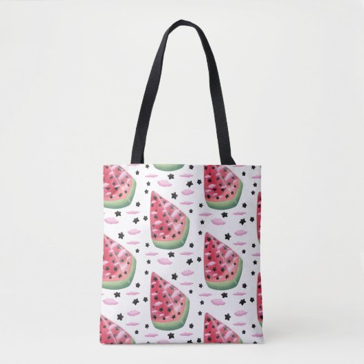 Watermeloen ster  tote bag (Voorkant)