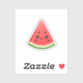 Watermeloen Sticker Aangepast Grappige Zomer Fruit (Vel)