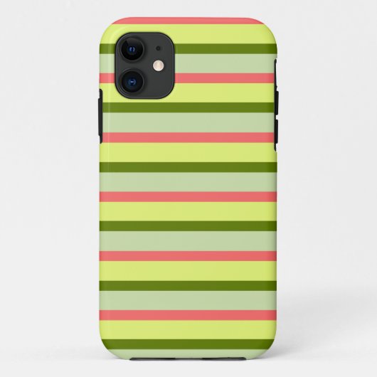 Watermeloen Stripe Classic Case-Mate iPhone Case (Achterkant)