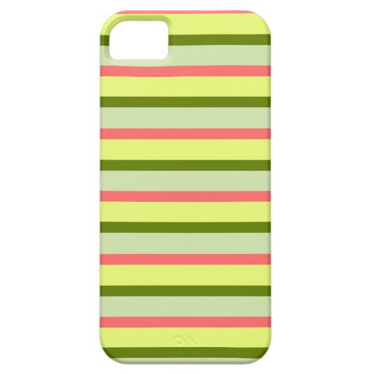 Watermeloen Stripe Classic Case-Mate iPhone Case (Achterkant)