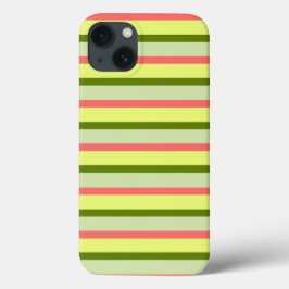 Watermeloen Stripe Classic iPad draagtas iPhone 13 Hoesje
