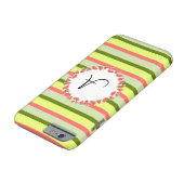 Watermeloen Stripe Classic 'Monogram' iPhone case (Bodem)