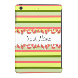 Watermeloen Stripe Classic Name iPad Mini hoesje