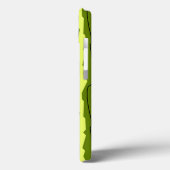 Watermeloen Stripe 'Monogram' iPad-draagtas Case-Mate iPhone Case (Achterkant / Links)