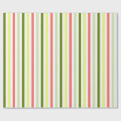 Watermeloen stripe Thin wrapping papier (Vlak)
