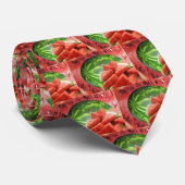 Watermeloen Stropdas (Opgerold)