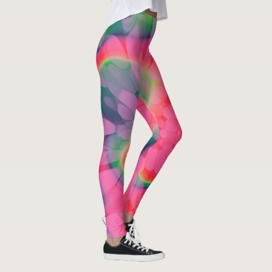 Watermeloen-Stropdas-kleurstof Leggings (Rechts)