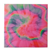 Watermeloen-Stropdas-kleurstof Tegeltje (Voorkant)