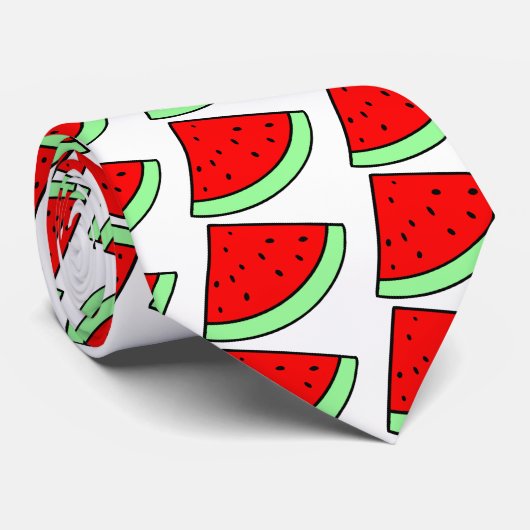 Watermeloen Stropdas (LICHT) (Opgerold)