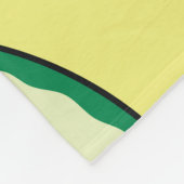 Watermeloen stukken: Zomer geel patroon Fleece Deken (Hoek)