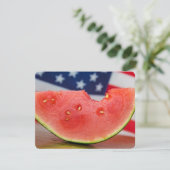 Watermeloen Summer Party Kaart (Staand voorkant)